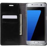 Mercury Portemonnee Flip Hoesje Samsung Galaxy S7 Edge Zwart