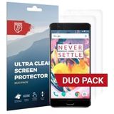 Rosso OnePlus 3 / 3T Ultra Clear Screen Protector Duo Pack