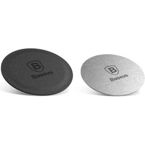 Baseus Metalen Plaatje voor Magnetische Houders (2-Pack) Zwart Ziver