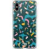 HappyCase Apple iPhone XS Hoesje Flexibel TPU Summer Leopard Print