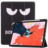 Apple iPad Pro 12.9 (2018) Hoesje met Don't Touch Print