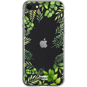 HappyCase iPhone SE 2020/2022 Hoesje Flexibel TPU Leaves Print