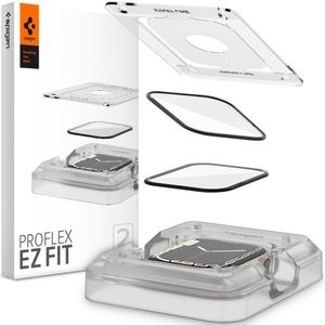 Spigen ProFlex - Apple Watch 7/8/9 45MM Screen Protector  Installatie (2-Pack)