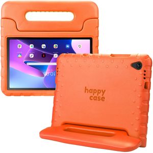 HappyCase Lenovo Tab M10 Plus/FHD Plus Kinderhoes met Handvat Oranje