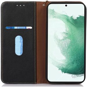 KHAZNEH Samsung Galaxy A35 Hoesje RFID Book Case Leer Zwart