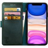 Rosso Element Apple iPhone 11 Hoesje Book Cover Midnight Green