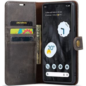 DG Ming Google Pixel 8 Pro Hoesje Retro Wallet Book Case Grijs