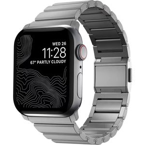 Nomad Titanium - Apple Watch Bandje - 1-10/SE/Ultra - 49/46/45/44/42MM - Naturel