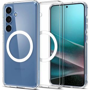 Spigen Ultra Hybrid MagFit Samsung Galaxy S25 Hoesje Back Cover Wit