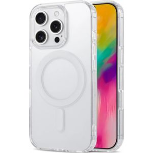Apple iPhone 16 Pro Max Hoesje met MagSafe Dun TPU Back Cover Transparant