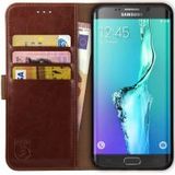 Rosso Element Samsung Galaxy S6 Edge Plus Hoesje Book Cover Bruin
