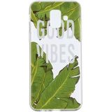 Samsung Galaxy A6 2018 Clear TPU Backcover Hoesje Good Vibes Print
