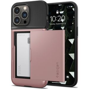 Spigen Slim Armor CS Apple iPhone 14 Pro Hoesje Back Cover Roze Goud