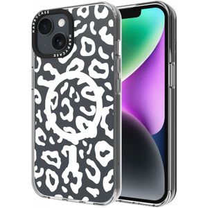 HappyCase Joy Apple iPhone 16E / 14 / 13 Hoesje MagSafe Back Cover Wild Leopard