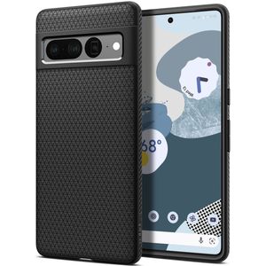 Spigen Liquid Air Google Pixel 7 Pro Hoesje Back Cover Zwart