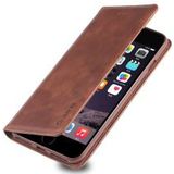 Apple iPhone 7 Plus / 8 Plus Retro Portemonnee Hoesje Coffee