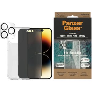 PanzerGlass 3-in-1 Apple iPhone 14 Pro Pack Camera / Privacy Protector