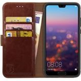 Rosso Element Huawei P20 Hoesje Book Cover Bruin