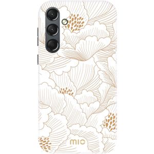 MIO MagSafe Samsung Galaxy S24 Hoesje Hard Shell Cover White Roses