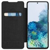 Nillkin Qin Series Book Samsung Galaxy S20 Hoesje Leer Zwart