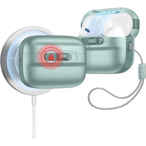 ESR HaloLock Pulse Magnetic Lock AirPods Pro 1 / 2 Hoesje MagSafe Groen