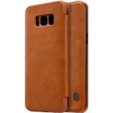Nillkin Qin Series Flip Hoesje Samsung Galaxy S8 Bruin