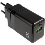 Xtorm Volt 20W Oplader USB-C Power Delivery met Travel Kit Zwart