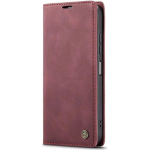 CaseMe 013 Samsung Galaxy A26 Hoesje Book Case met Standaard Rood