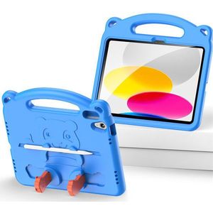 Dux Ducis Panda Apple iPad 10.9 (2022) Kinder Tablethoes Blauw