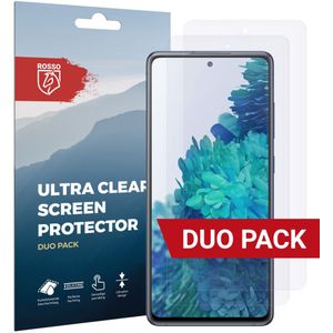 Rosso Samsung Galaxy S20 FE Screenprotector Ultra Clear Folie Duo Pack