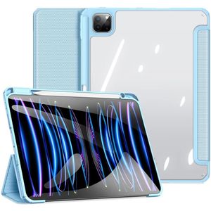 Dux Ducis Toby Apple iPad Pro 11 (2024) Hoes Tri-Fold Book Case Blauw