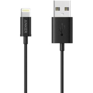 Anker PowerLine Select  USB-A naar Apple Lightning Kabel 0.9M Zwart