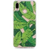 Huawei P20 Lite TPU Back Cover met Bladeren Print