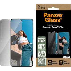 PanzerGlass Ultra-Wide Samsung Galaxy S25 Edge Privacy Glass EasyAligner