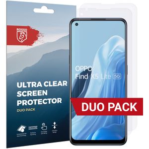 Rosso Oppo Find X5 Lite Ultra Clear Screen Protector Duo Pack