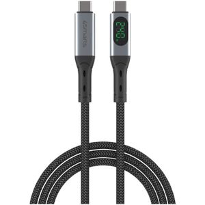 4smarts USB4 240W USB-C 8K@60Hz Video Monitor Kabel 40Gbps 1.5M Zwart