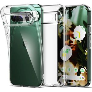 Google Pixel 9 Pro XL Hoesje Dun TPU Back Cover Transparant