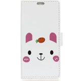 Nokia 8.1 Portemonnee Hoesje met Konijn Print