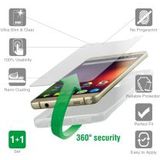 4smarts Tempered Glass TPU Hoesje Huawei Mate 20 Lite Transparant