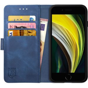 Rosso Element Apple iPhone SE (2020/2022) Hoesje Book Cover Blauw