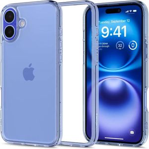 Spigen Crystal Hybrid Apple iPhone 16 Plus Hoesje Back Cover Blauw