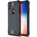 Apple IPhone XR Hoesje Shock Proof Hybride Back Cover Blauw