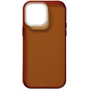 Nudient Form Case Apple iPhone 14 Plus Hoesje Transparant/Bruin