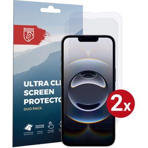 Rosso Apple iPhone 16e Screen Protector Case Friendly Folie Duo Pack