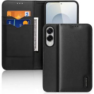 Dux Ducis Hivo Samsung Galaxy S25 Edge Hoesje RFID Book Case Zwart