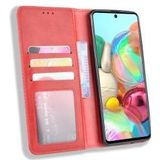 Samsung Galaxy Note 10 Lite Hoesje Vintage Wallet Book Case Rood