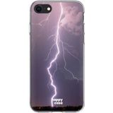 HappyCase Apple iPhone SE 2020 Hoesje Flexibel TPU Bliksem Print