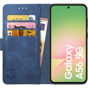 Rosso Element Samsung Galaxy A56 Hoesje Book Case Wallet Blauw