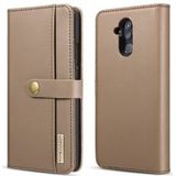 Huawei Mate 20 Lite Leren 2-in-1 Bookcase en Back Cover Hoesje Bruin