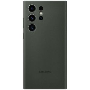 Samsung Galaxy S23 Ultra Siliconen Back Cover Groen